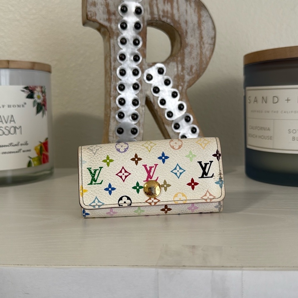 Louis Vuitton Multicolor Mono Key Card Holder